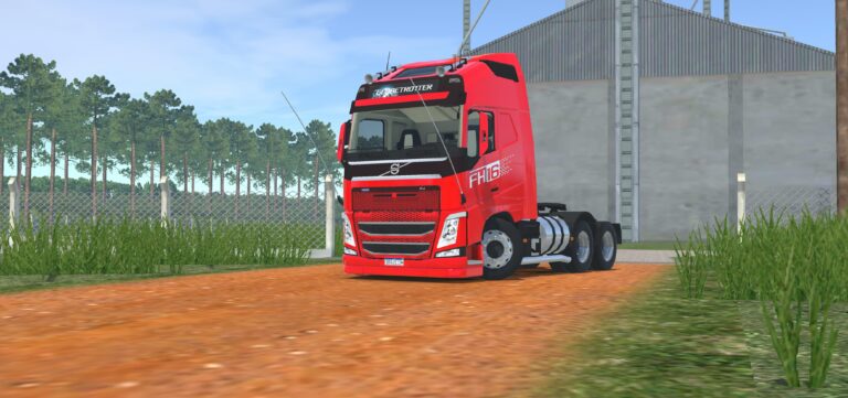 SKIN VOLVO FH VERMELHO – GLOBAL TRUCK ONLINE