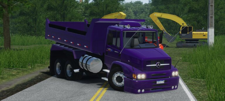 MERCEDES BENS 1620 + CAÇAMBA – SKIN GLOBAL TRUCK ONLINE