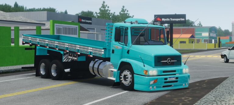 MERCEDES BENS 1620 + CARROCERIA AZUL BB – SKINS GLOBAL TRUCK ONLINE