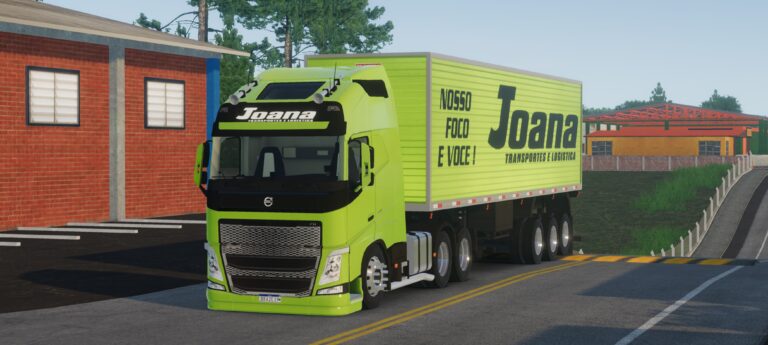 FH540 + BAÚ JOANA  – SKIN GLOBAL TRUCK ONLINE