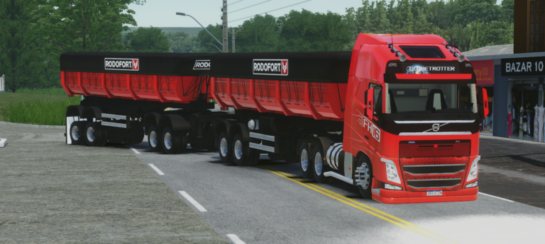 SKIN VOLVO FH 540 + RODO CAÇAMBA  – GLOBAL TRUCK ONLINE