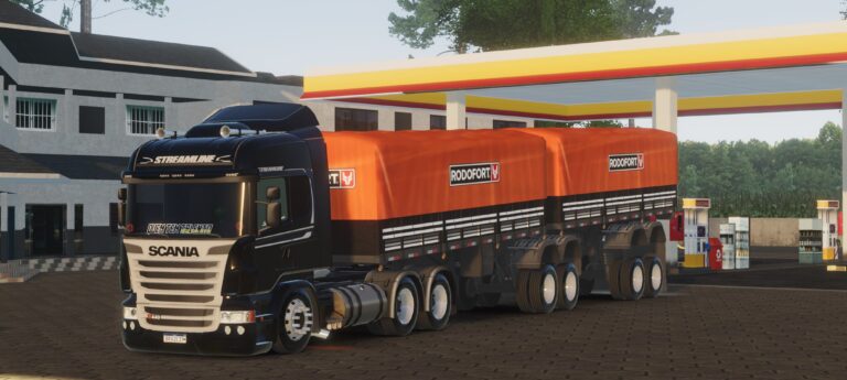 SCANIA PRETA – GLOBAL TRUCK ONLINE