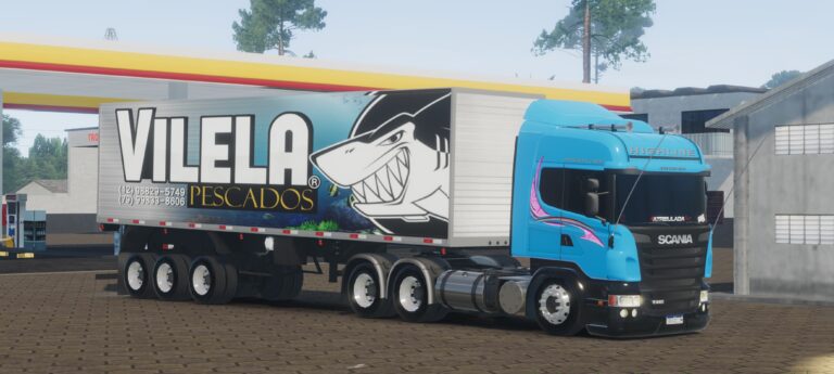 SCANIA + BÁU + VIDRO + BANDEIRA – GLOBAL TRUCK ONLINE
