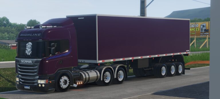 SCANIA ROXA+ BAUZÃO + VIDROS – GLOBAL TRUCK ONLINE