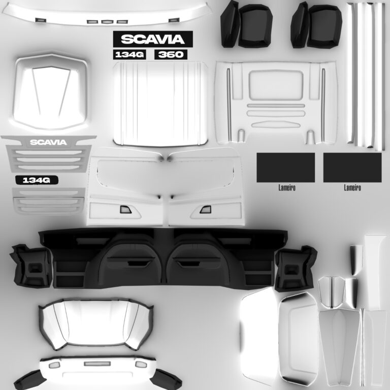 Template Scania 124G – SKINS GLOBAL TRUCK ONLINE