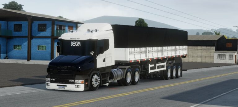 SCANIA 124G DEBORA + 3 EIXOS – SKIN GLOBAL TRUCK ONLINE