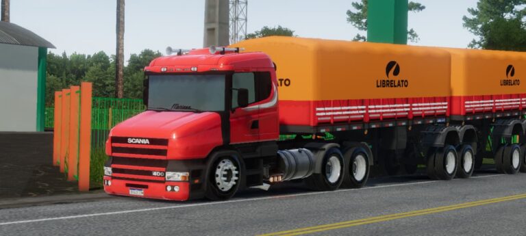SCANIA 124G RED CAPANEMA + BITREM – SKINS GLOBAL TRUCK ONLINE