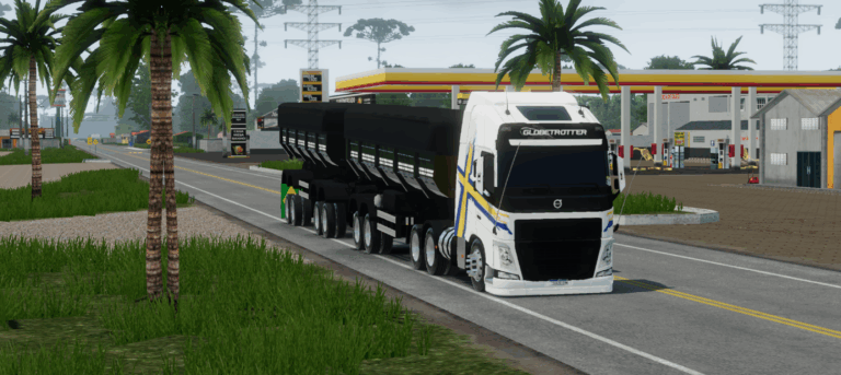 VOLVO FH BRANCO COM RODO CAÇAMBA @Gregory – SKINS GLOBAL TRUCK