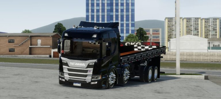SCANIA PZINHA SUPER BLACK – SKINS GLOBAL TRUCK ONLINE
