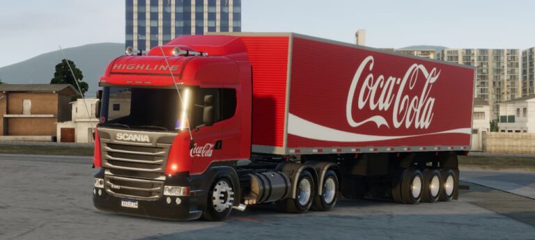 SCANIA 740G COCA-COLA – SKINS GLOBAL TRUCK ONLINE