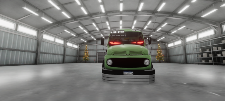 Caminhão MB 1113 verdão raiz e imersivo.