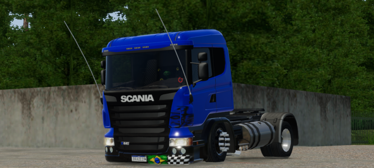 SCANIA TETO BAIXO AZUL ROYAL @DANTAS GBN