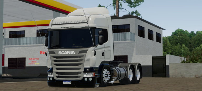 SCANIA HIGHLINE TETO ALTO, CINZA @TR DANTAS