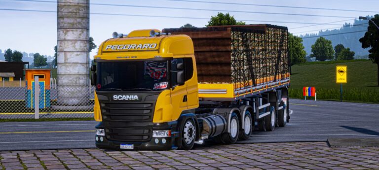 SCANIA PEGORARO + 2 EIXOS – SKINS GLOBAL TRUCK ONLINE