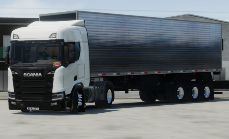 Skin Scania R550 grade All Black especial GBN @Tr.Soneca🚀🏂