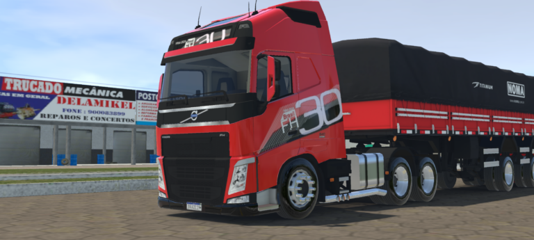Volvo FH 30 anos na carreta 4 eixos (Exclusivo) @Samuel