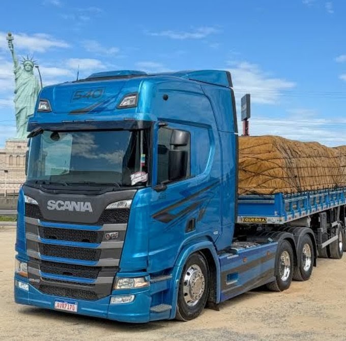 Scania R500 azul do Bruno Garcia @João Pedro
