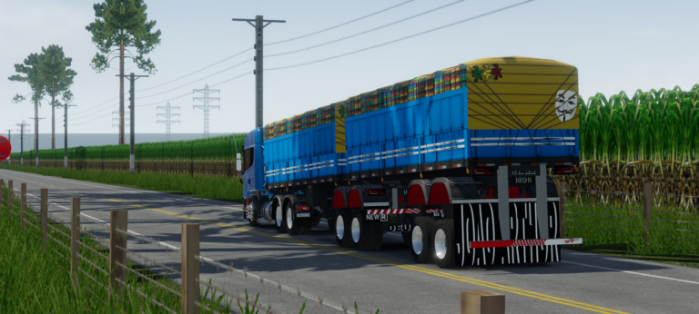 Scania azul no bitrem top (skin esclusiva) @João Arthur Skins
