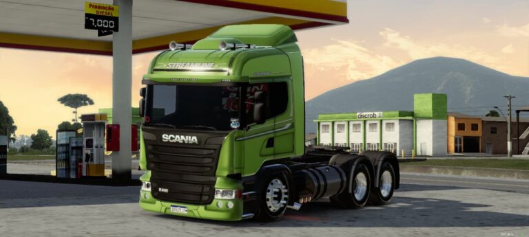 SCANIA STREAM LINE + 4 EIXOS- SKINS GLOBAL TRUCK ONLINE