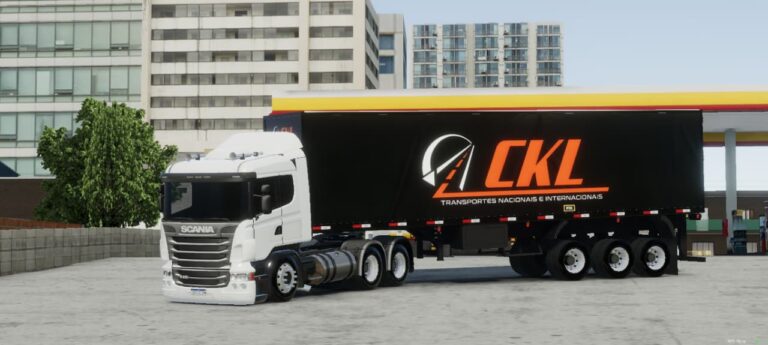 SCANIA CKL + BAÚ – SKINS GLOBAL TRUCK ONLINE