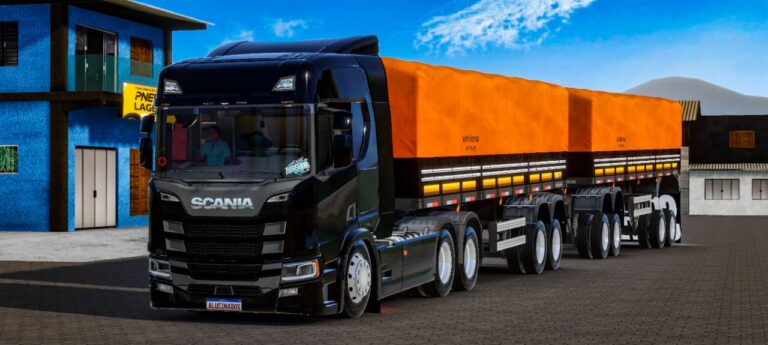 SCANIA PREMIUM + RODO TREM – SKINS GLOBAL TRUCK ONLINE