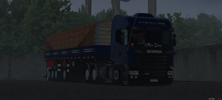 SCANIA R440 AZUL NA 4 EIXOS CONJUNTO EXCLUSIVO @Freestyle GBN