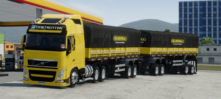 FH 540 + RODOTREM YELLOWSHOW – SKINS GLOBAL TRUCK ONLINE