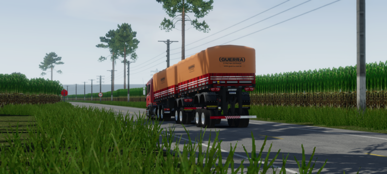 bitrem guerra no scania r440 na faixa preta e cinza @João Arthur skins