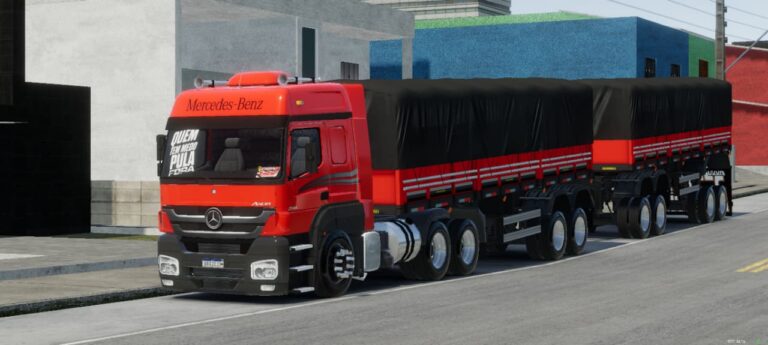 MERCEDES AXOR + RODO TREM ARQUEADO – SKINS GLOBAL TRUCK ONLINE