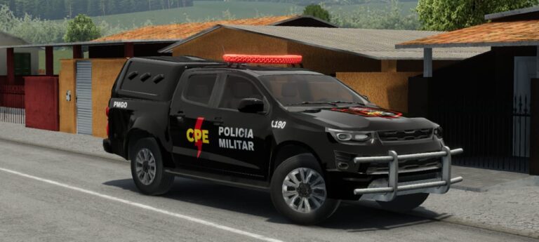 VIATURA CPE PRETA – SKINS GLOBAL TRUCK ONLINE
