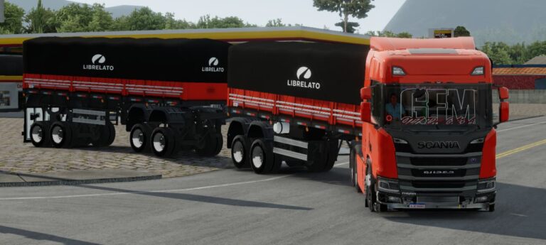 SCANIA GFM + RODOTREM + BANDEIRA – SKINS GLOBAL TRUCK ONLINE